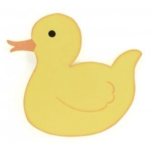 New Wood Yellow Duck Wall Hanging